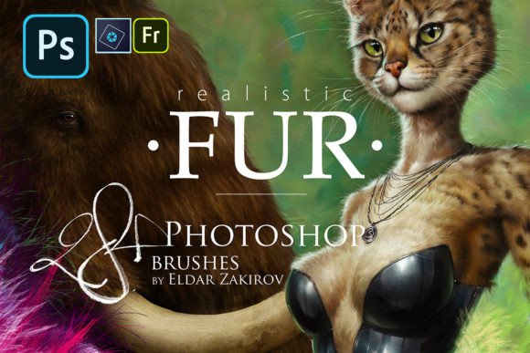 28+ Realistic FUR Brushes for PHOTOSHOP